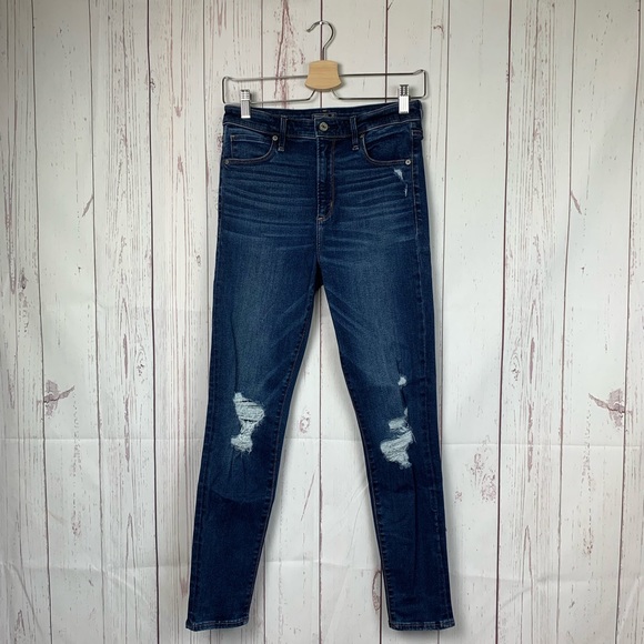 Abercrombie & Fitch Denim - Abercrombie & Fitch High Rise Super Skinny Jeans